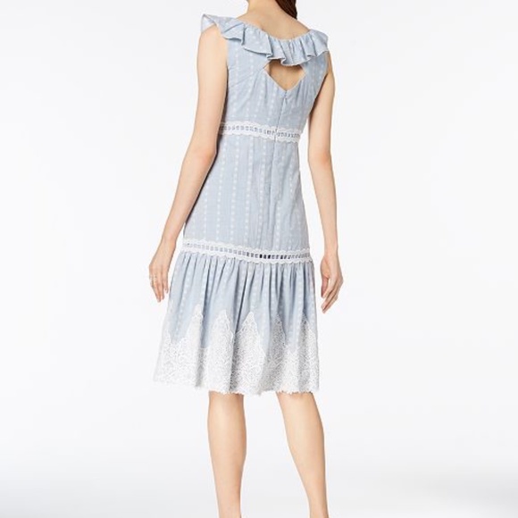 JAX Ruffle Lace-Appliqué Tiered Dress - Picture 3 of 4